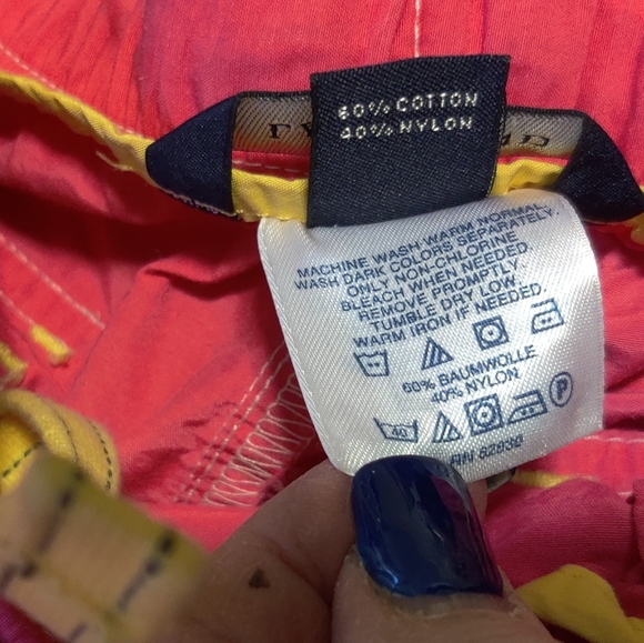 🗺️ Lands' End Girl's Playful Pants Roll up, Side Strap to convert to Capris EUC - Picture 10 of 12